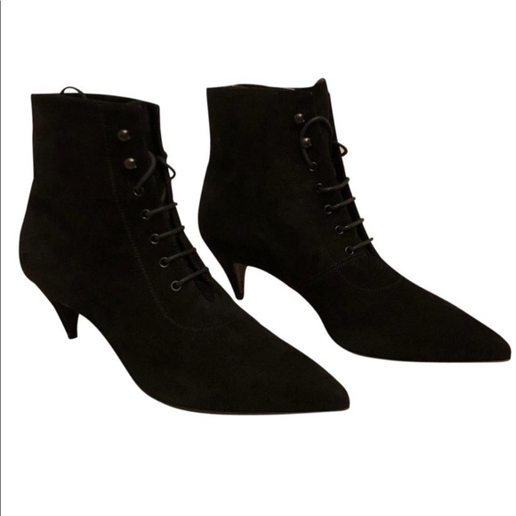 Saint Laurent suede booties 39/9 - Picture 1 of 11